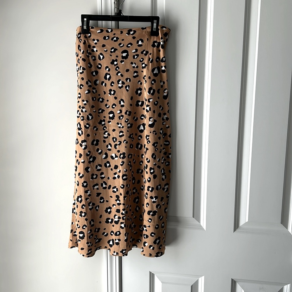 Nasty Gal silk skirt